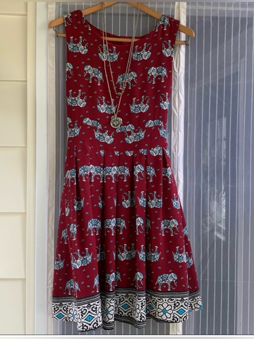 LA Soul Short Flirty Elephant Dress Size Small